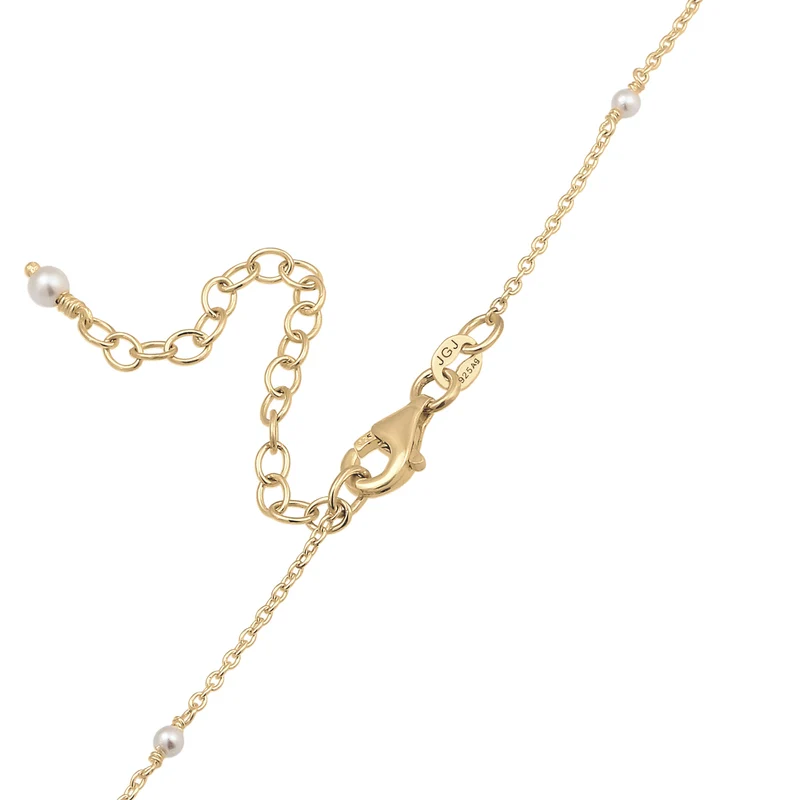 Halskette | Mit Perlen von Swarovski® (Weiß)