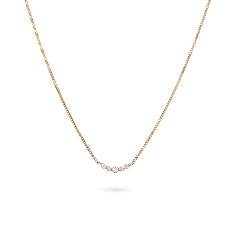 Halskette | Diamanten (Weiß, 0.09 ct)