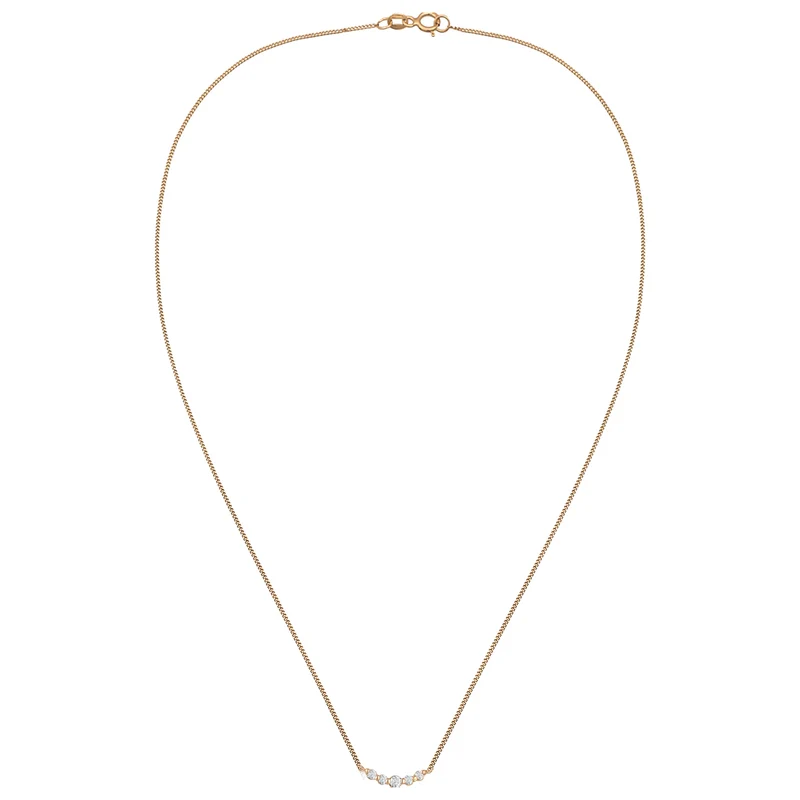 Halskette | Diamanten (Weiß, 0.09 ct)