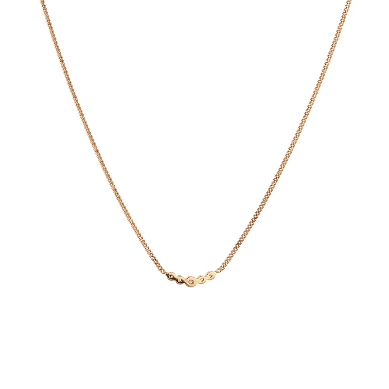 Halskette | Diamanten (Weiß, 0.09 ct)