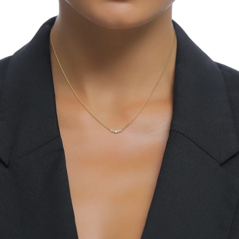 Halskette | Diamanten (Weiß, 0.09 ct)