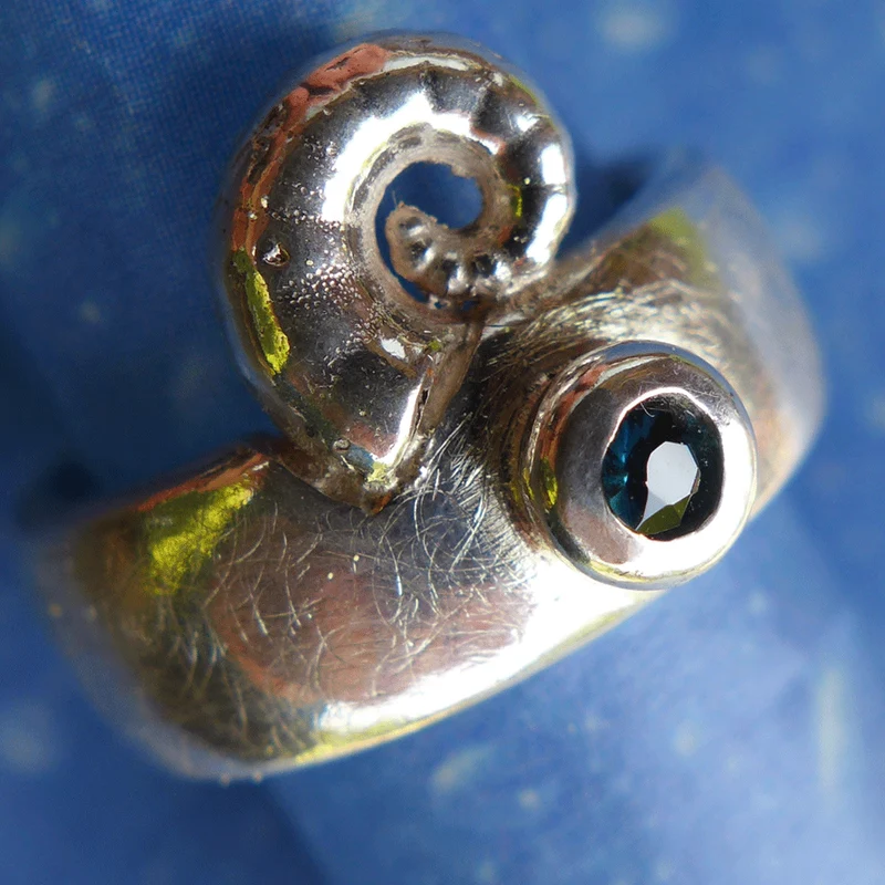 Maritimer Ring Turmalin Posthörnchen