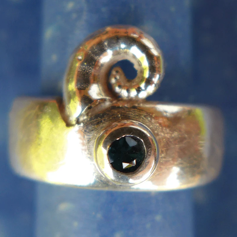 Maritimer Ring Turmalin Posthörnchen