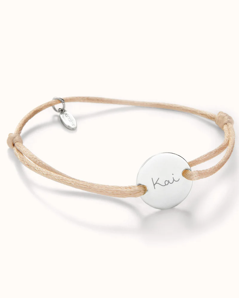 Round Armband - Zilver - Gepersonaliseerde Armband