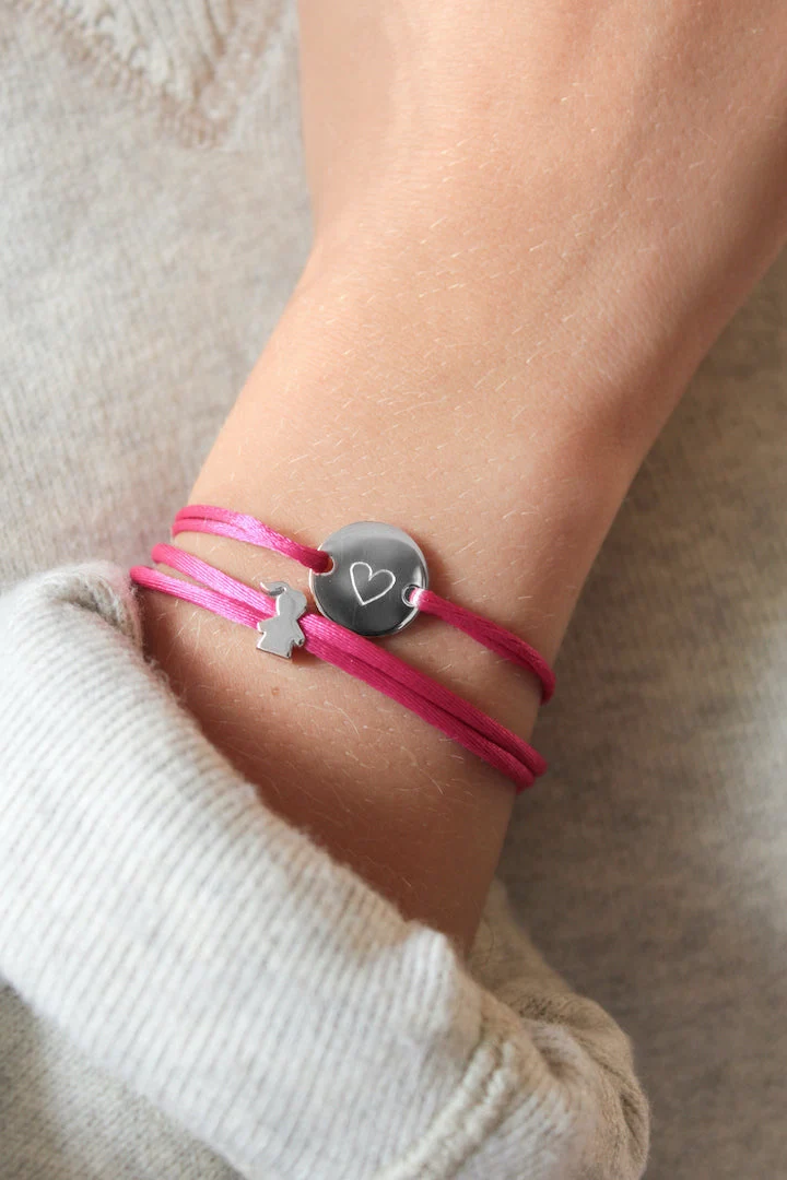 Round Armband - Zilver - Gepersonaliseerde Armband