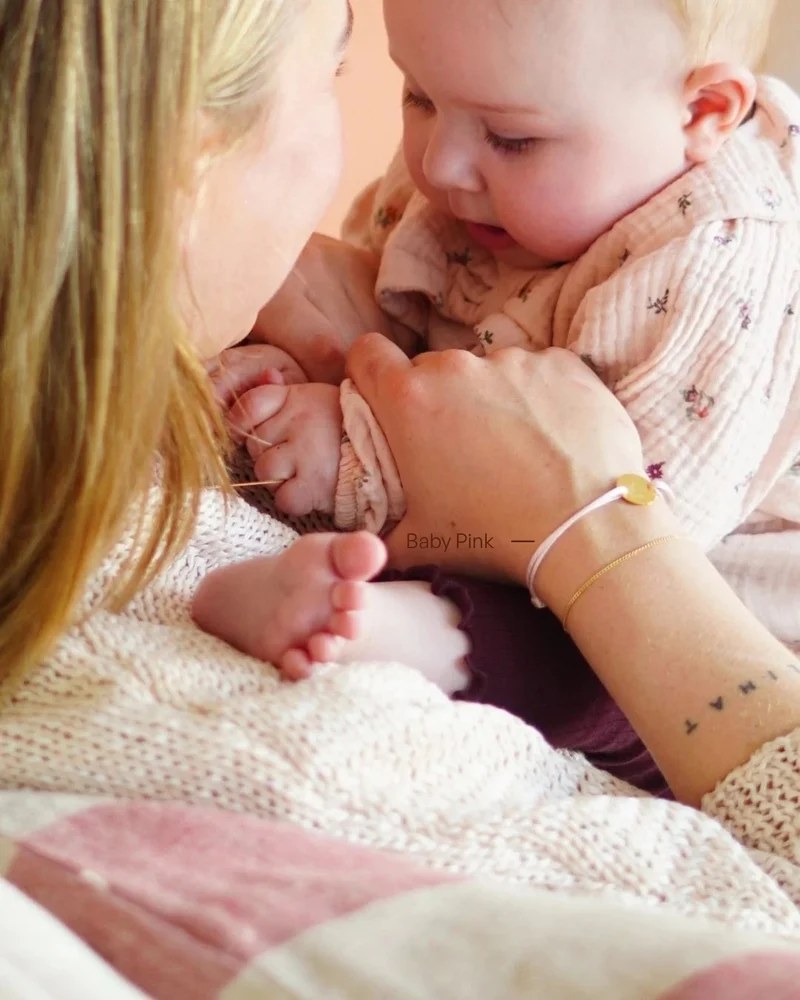 Round Geboortebloem Boeket Armband - Verguld - Gepersonaliseerde Armband