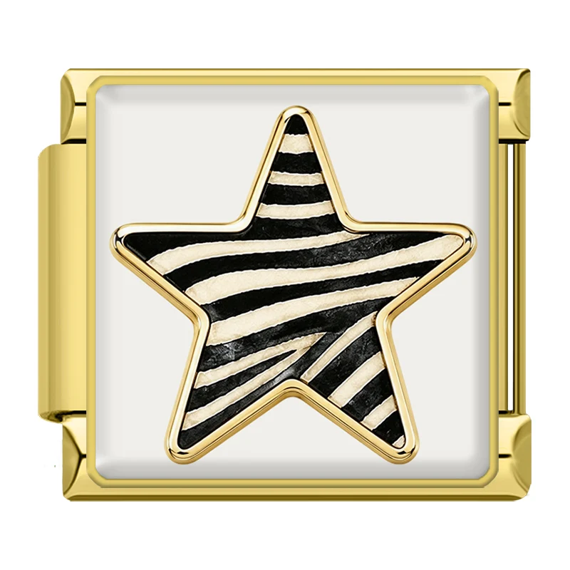 Zebra Stern Gold