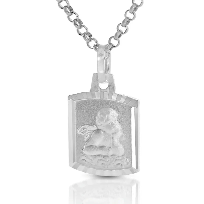 Schutzengel Kette 925 Silber Taufschmuck Engel