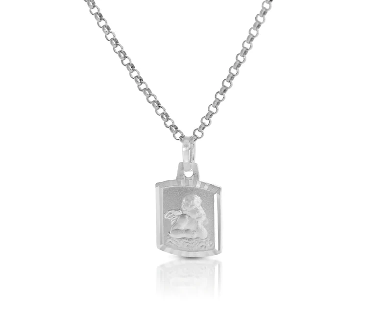 Schutzengel Kette 925 Silber Taufschmuck Engel