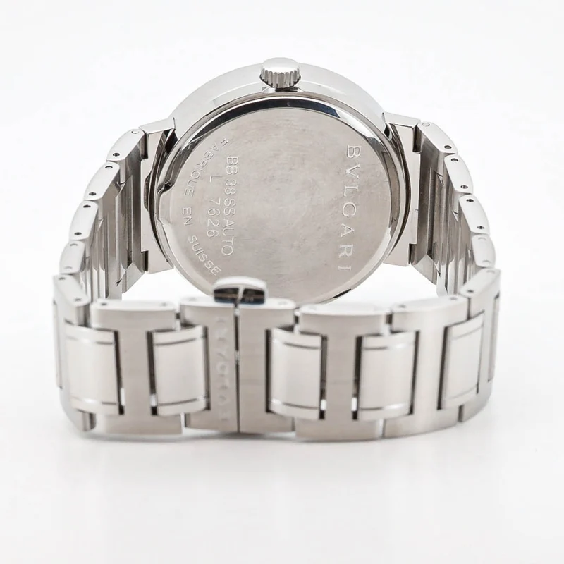 Bulgari BB38SS 38mm White Dial Edelstahl Automatik B&P Dif VS34351