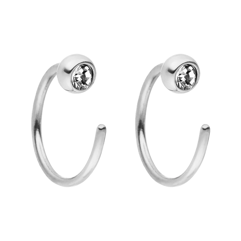 Shine Huggie | 18K vergoldet