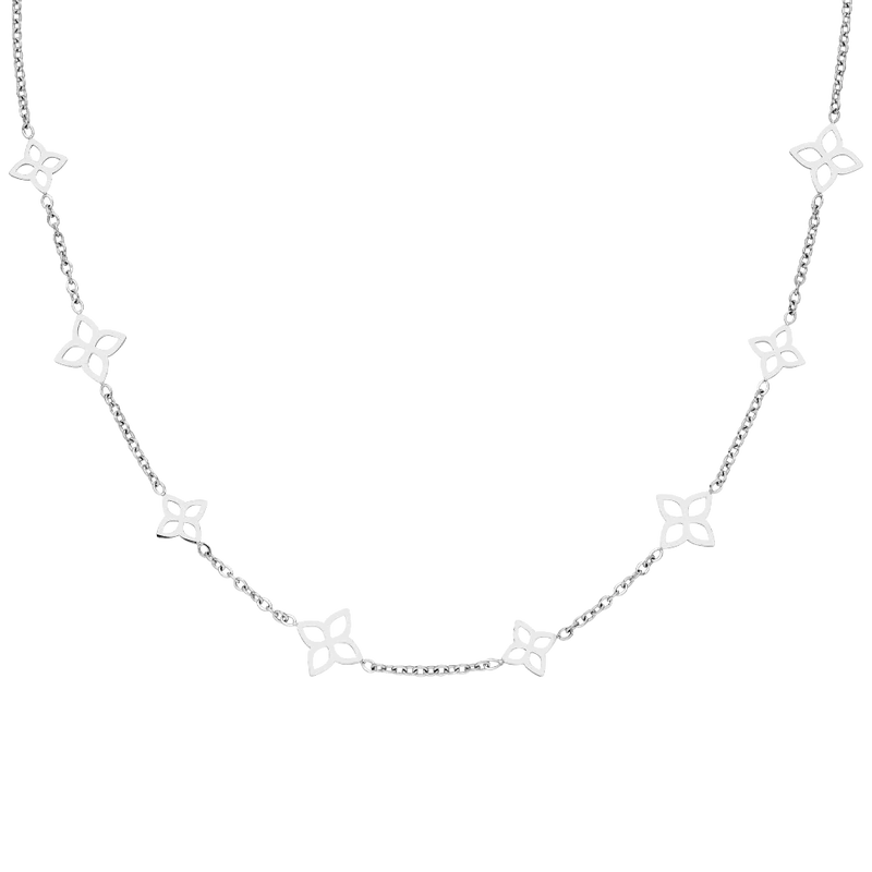 Elegant Flower Kette | 18K vergoldet