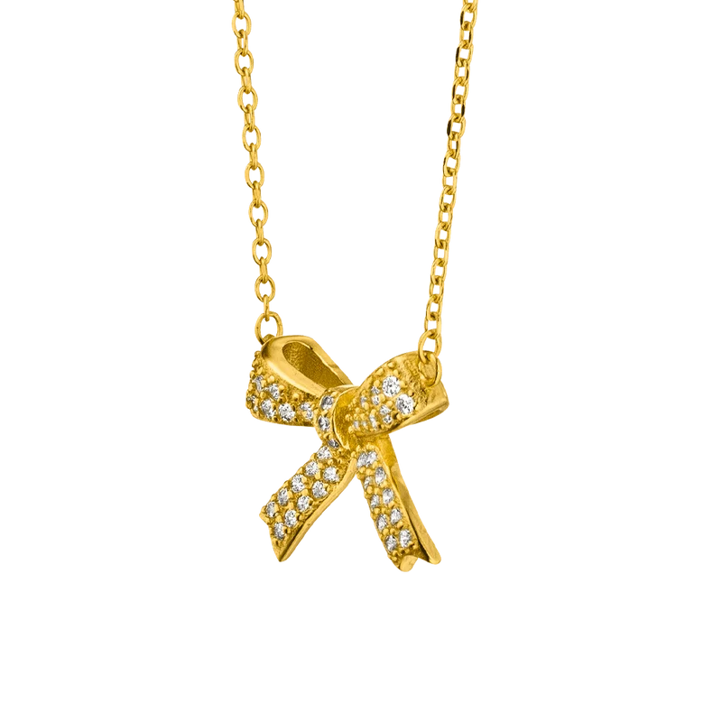 Bow Tie Halskette | 925 Echtsilber