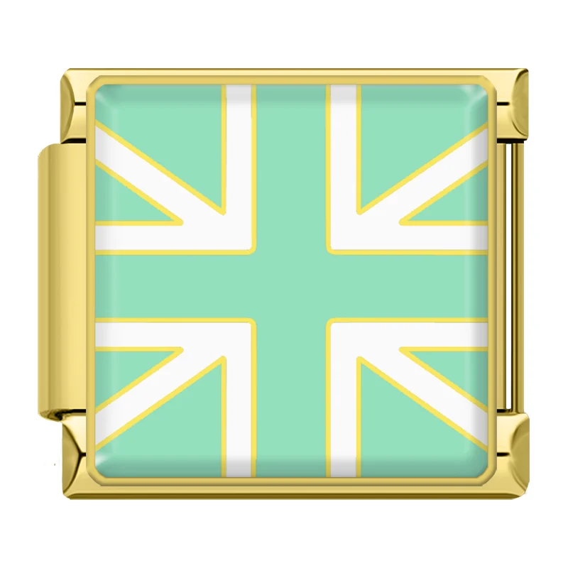 Englandflagge Gold