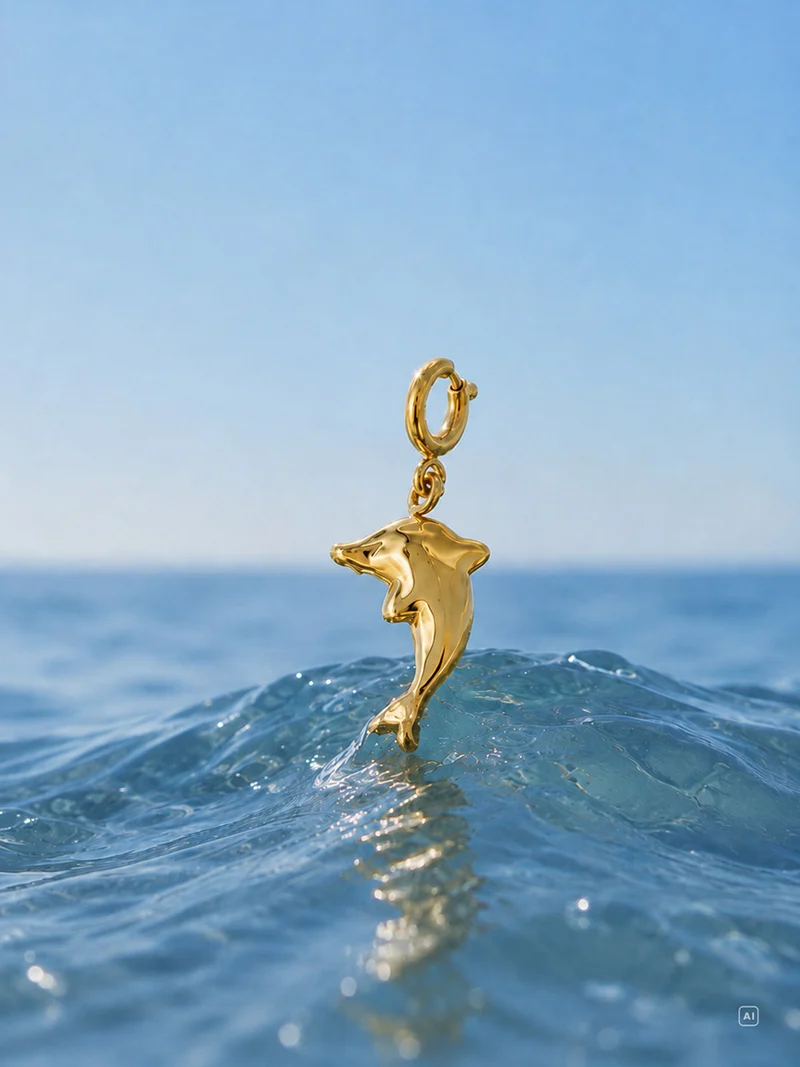 Wave Leap Ketten-Charm