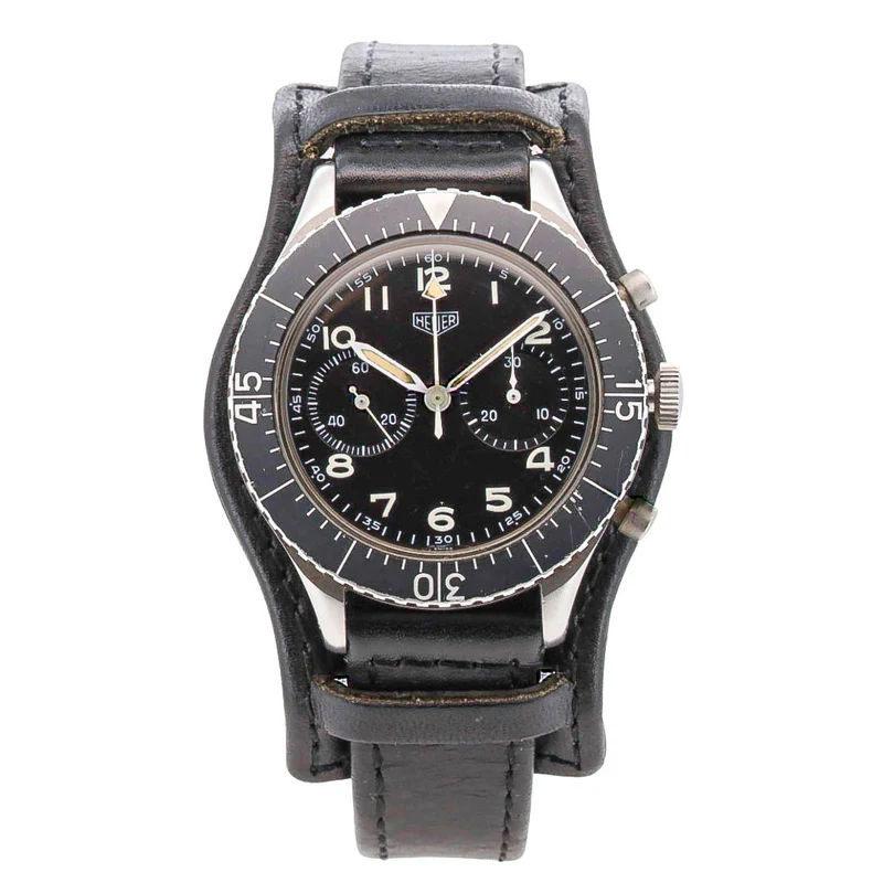 Heuer Bundeswehr Flyback Chronograph 43mm 1550 DifVS AFR1093