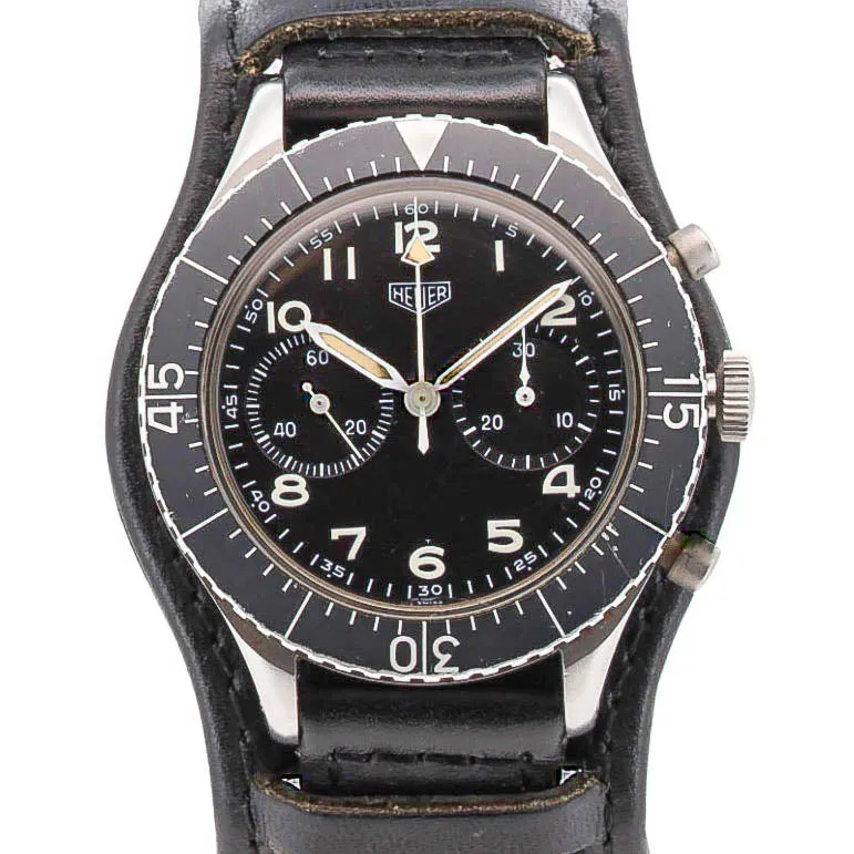 Heuer Bundeswehr Flyback Chronograph 43mm 1550 DifVS AFR1093