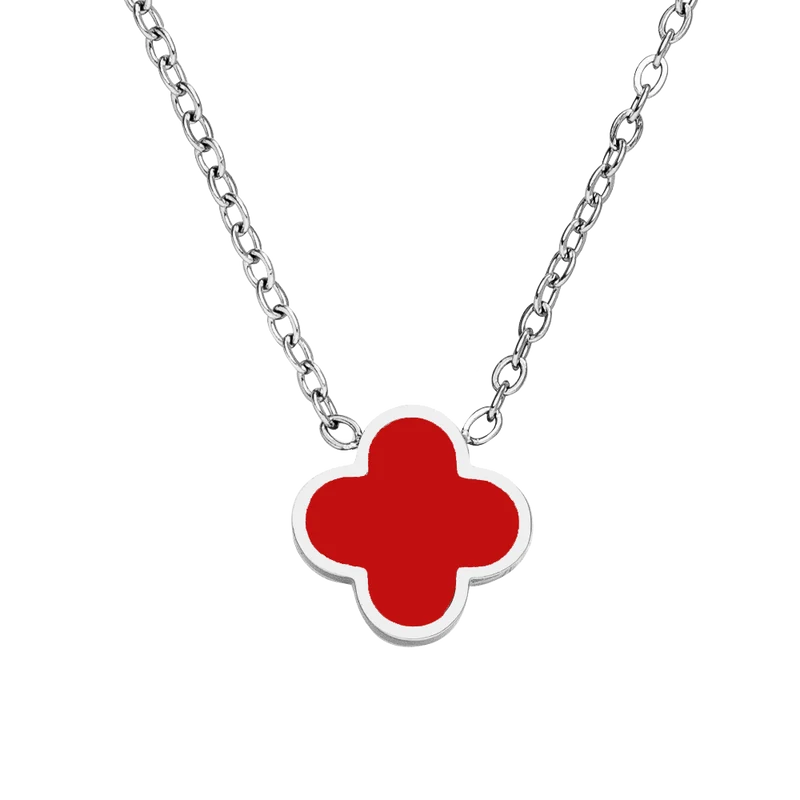 Red Clover Kette | 18K vergoldet