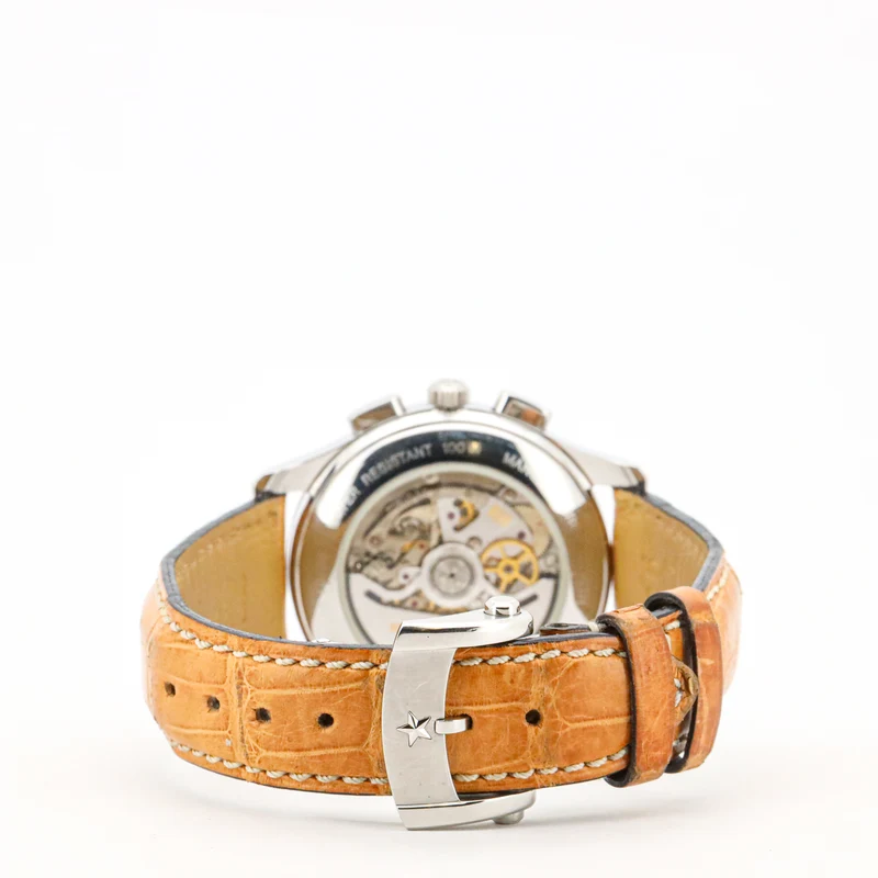 Zenith El Primero 38mm Chronograph Cal.400 01500400 B&P Stahl Leder Dif33379
