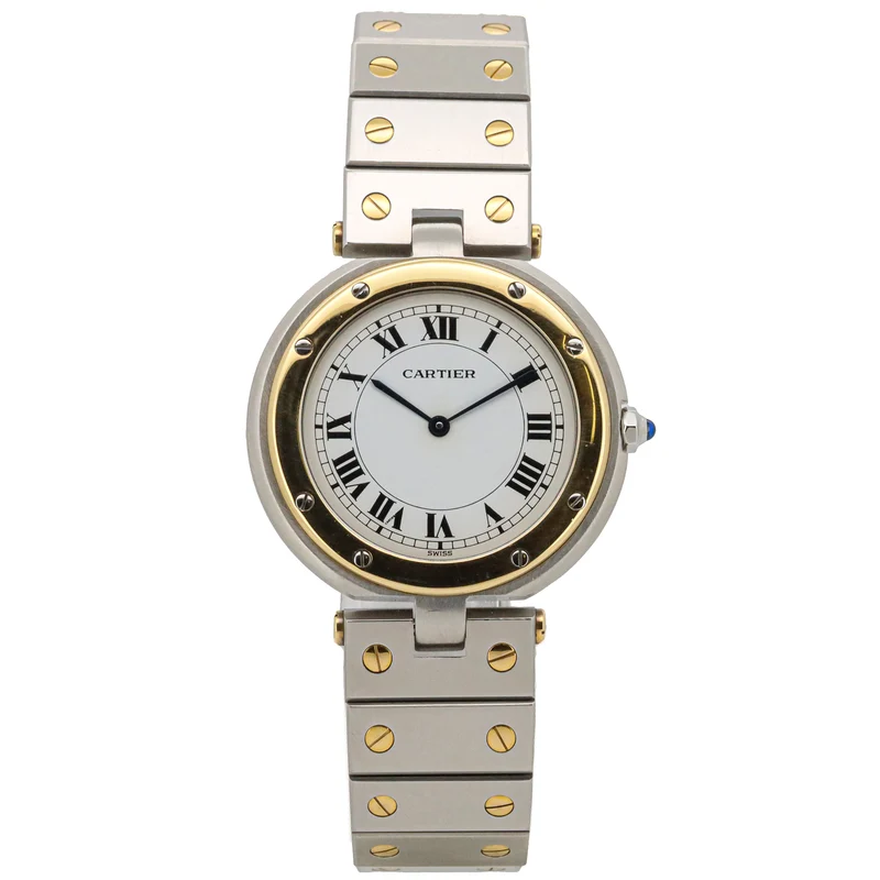 Cartier Santos Vendome 81912 33mm Stahl-Gold Quarz Dif 31853