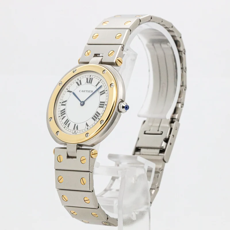 Cartier Santos Vendome 81912 33mm Stahl-Gold Quarz Dif 31853