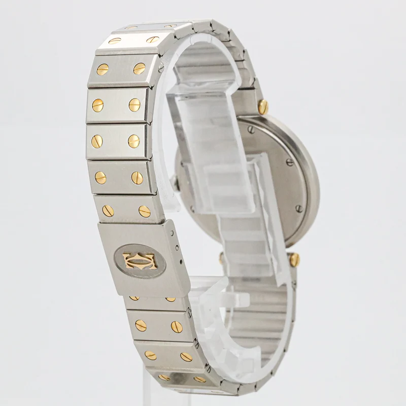 Cartier Santos Vendome 81912 33mm Stahl-Gold Quarz Dif 31853