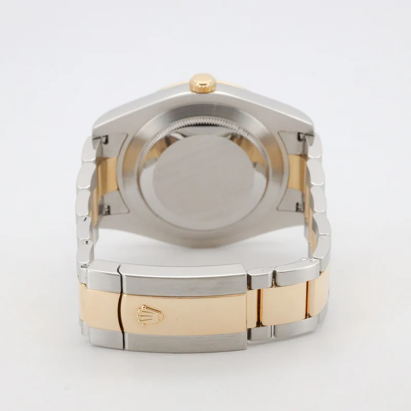 Rolex Datejust II Wimbledon 41mm 116333 Stahl Gold LC100 B&P Dif FR19242