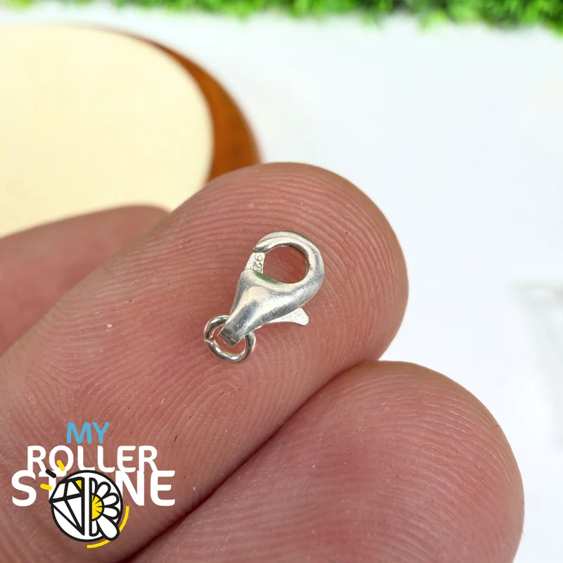 Kleiner Karabinerverschluss aus 925er Silber