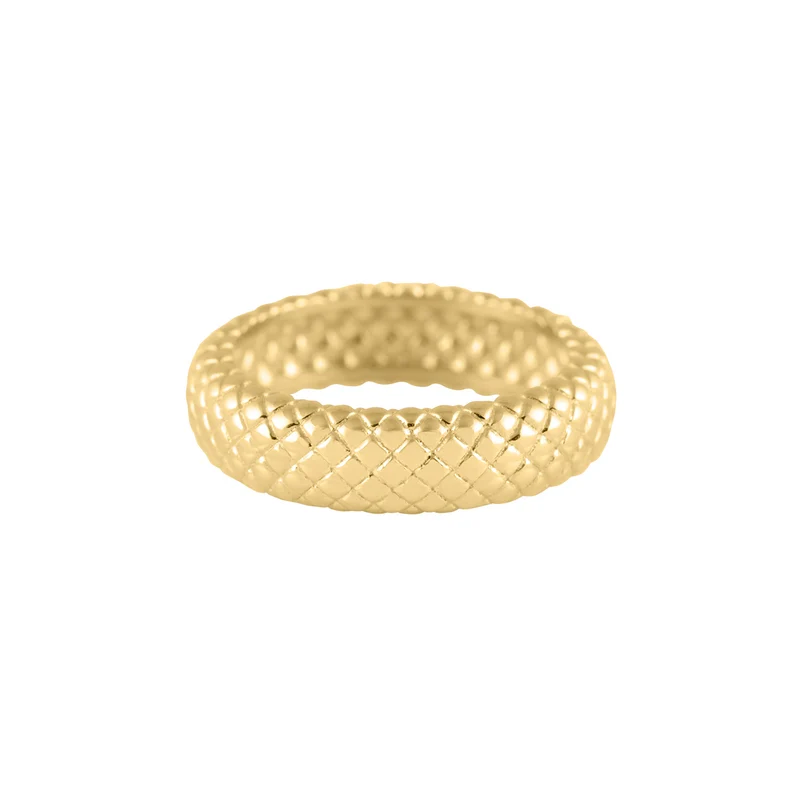 Bold Croco Ring