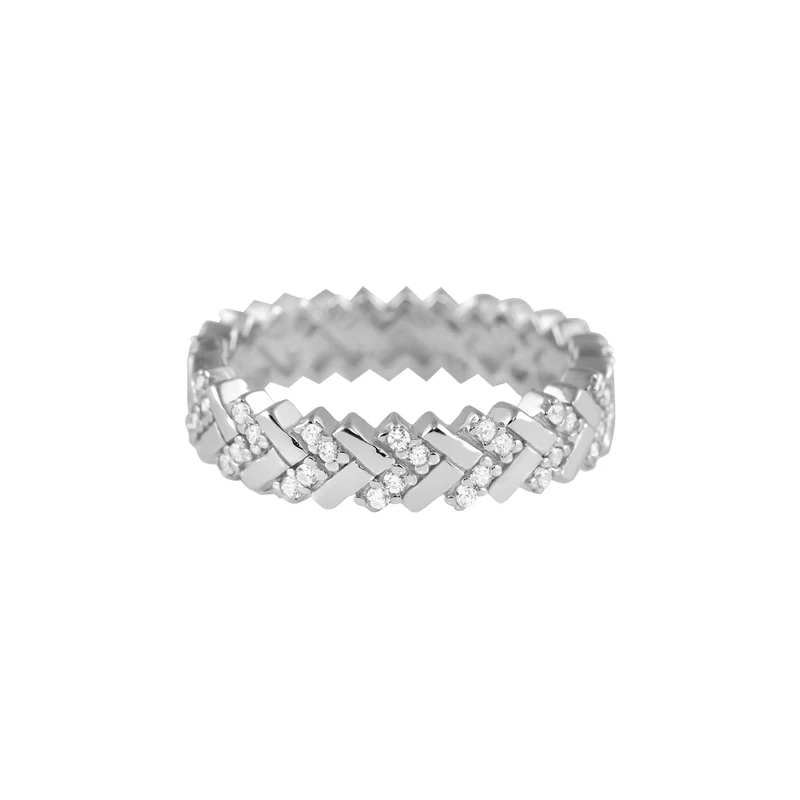 Eternity Zig Zag Ring