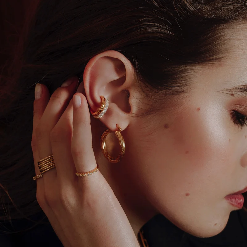 Bold Plain Earcuff