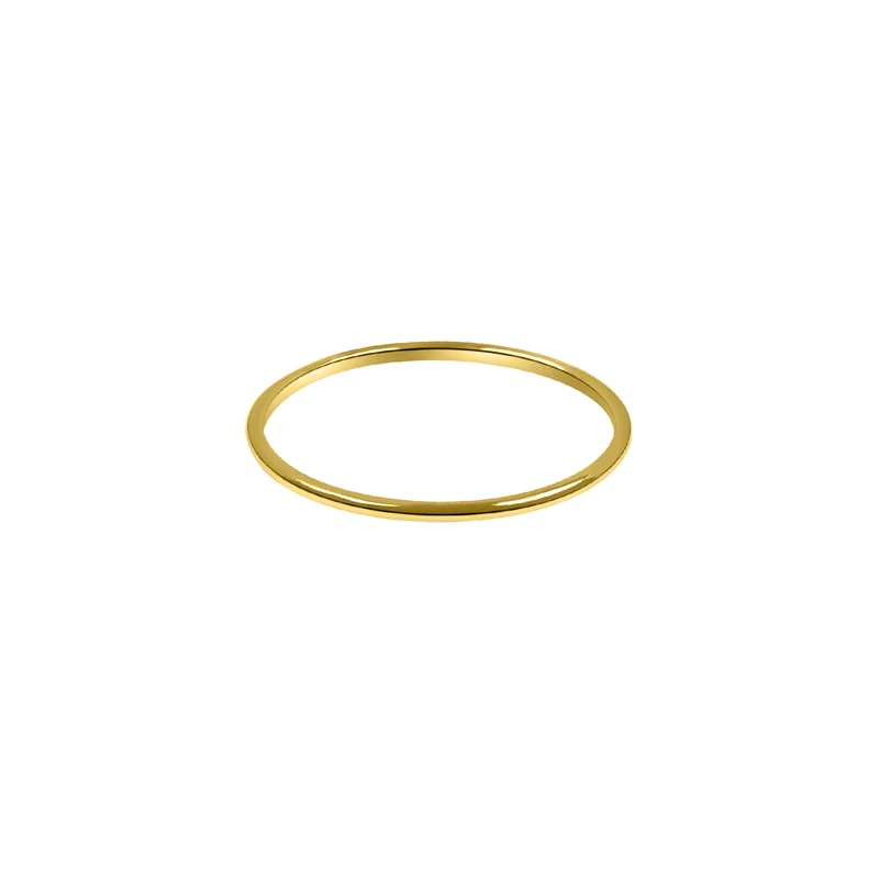 Pinky Plain Ring