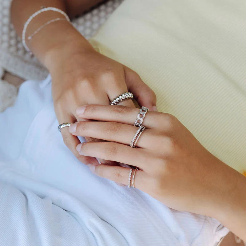 Pinky Plain Ring