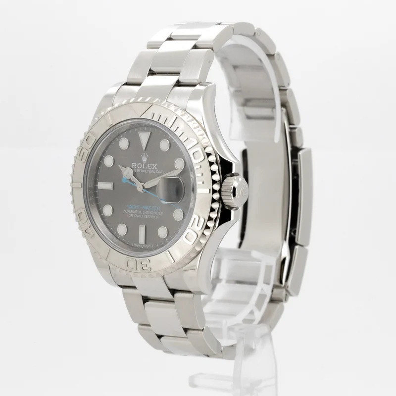 Rolex Yacht-Master Oyster 40mm Rhodium Dial Edelstahl 116622 B&P Dif FR19569 X