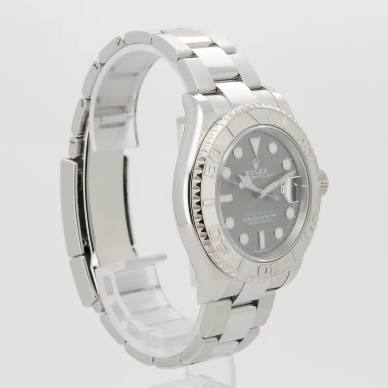 Rolex Yacht-Master Oyster 40mm Rhodium Dial Edelstahl 116622 B&P Dif FR19569 X