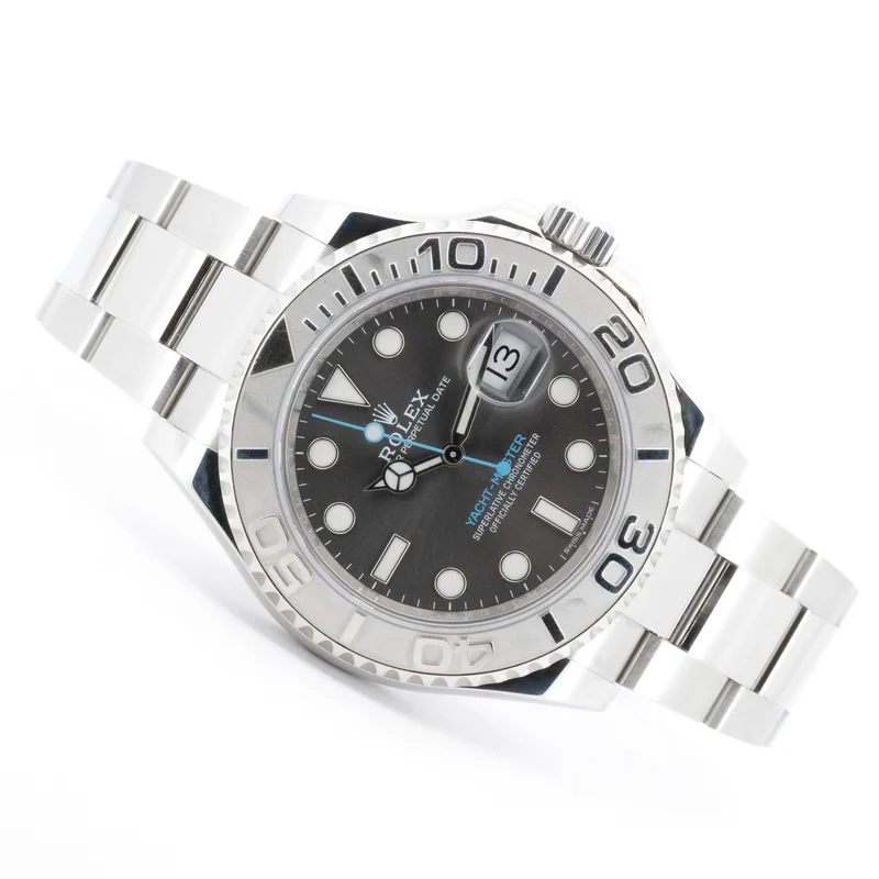 Rolex Yacht-Master Oyster 40mm Rhodium Dial Edelstahl 116622 B&P Dif FR19569 X