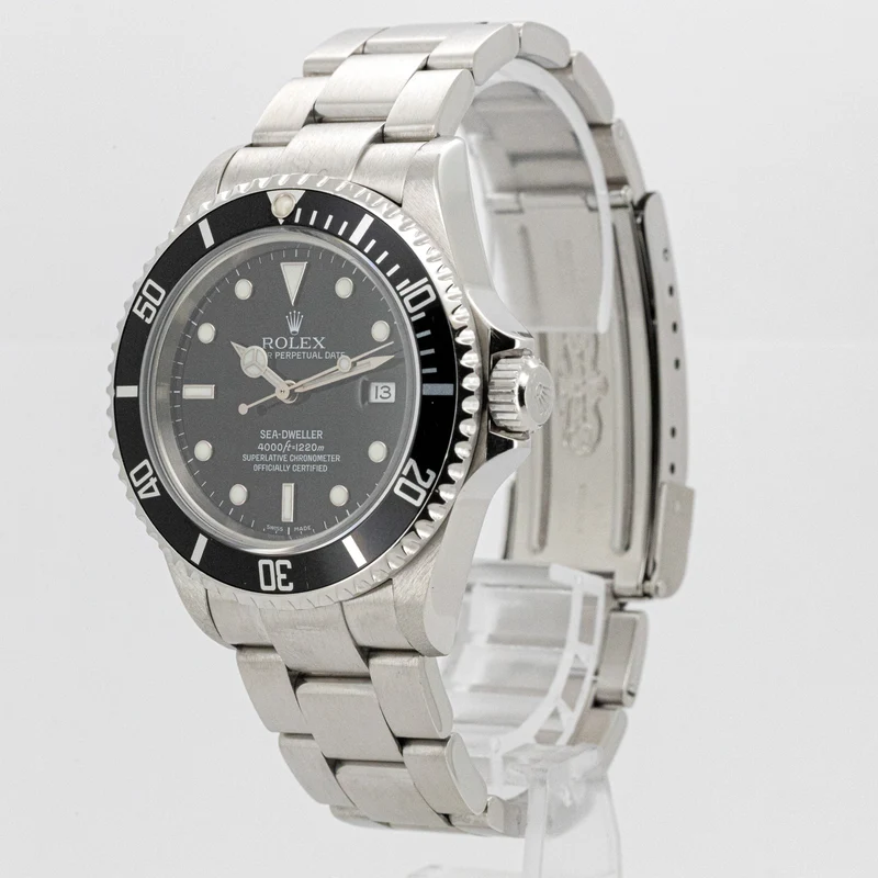 Rolex Sea-Dweller 4000 16600T 40mm Edelstahl No Holes 2008 Dif X