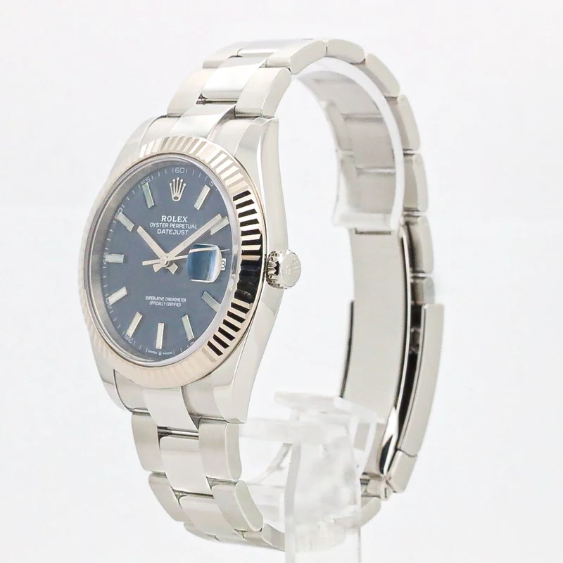 Rolex Datejust 41 126334 Edelstahl Blue Dial Oyster B&P 2020 X