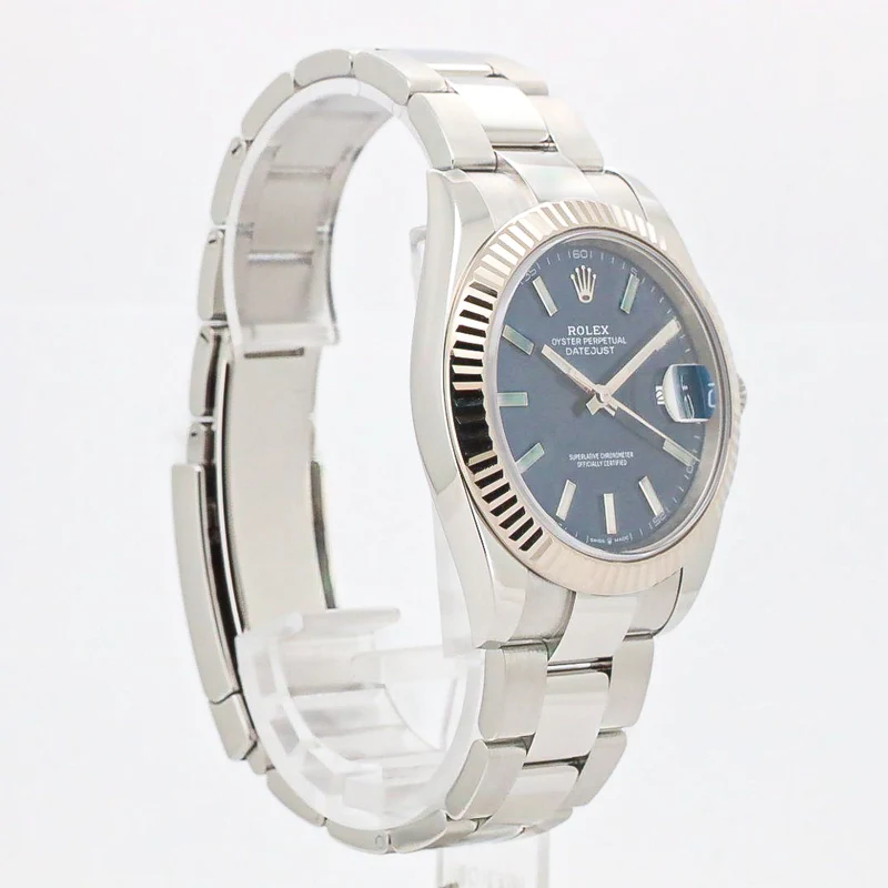 Rolex Datejust 41 126334 Edelstahl Blue Dial Oyster B&P 2020 X