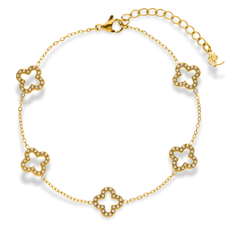 Pearl Lucky Aura Armband 14K Vergoldet