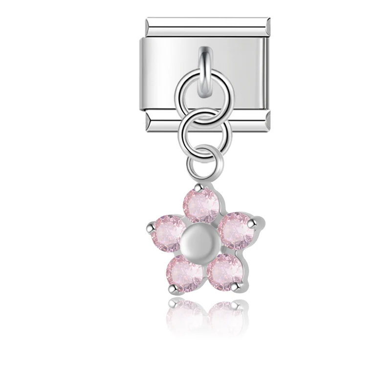 Rosa Blume Silber