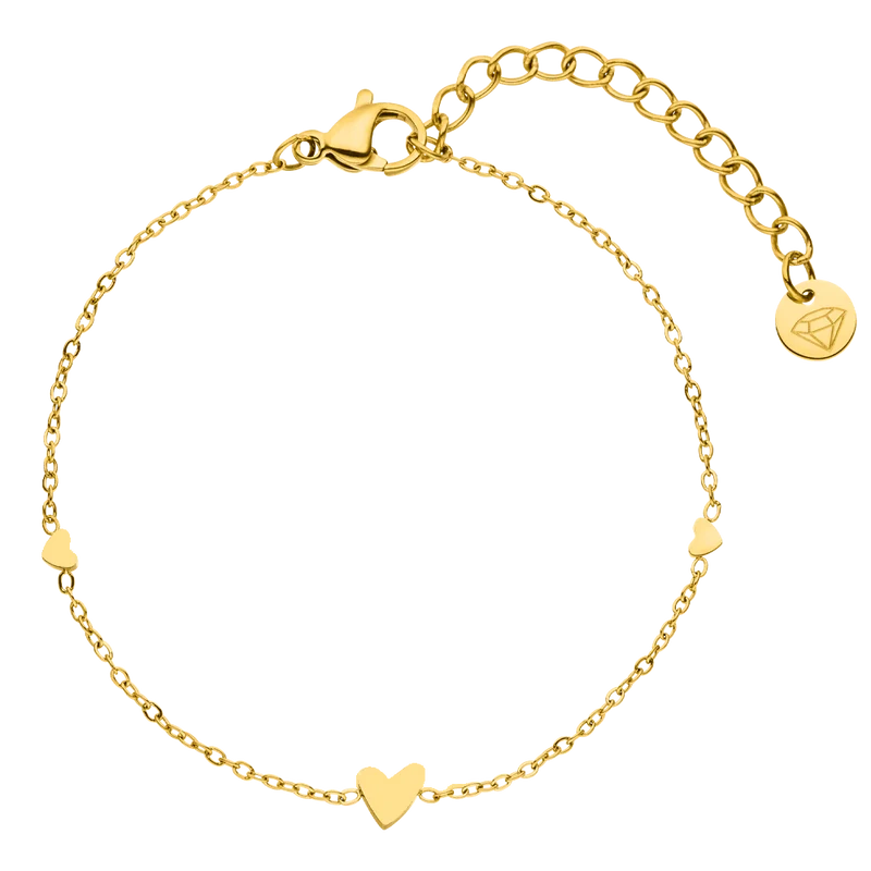 Cute Heart Armband | 18K vergoldet