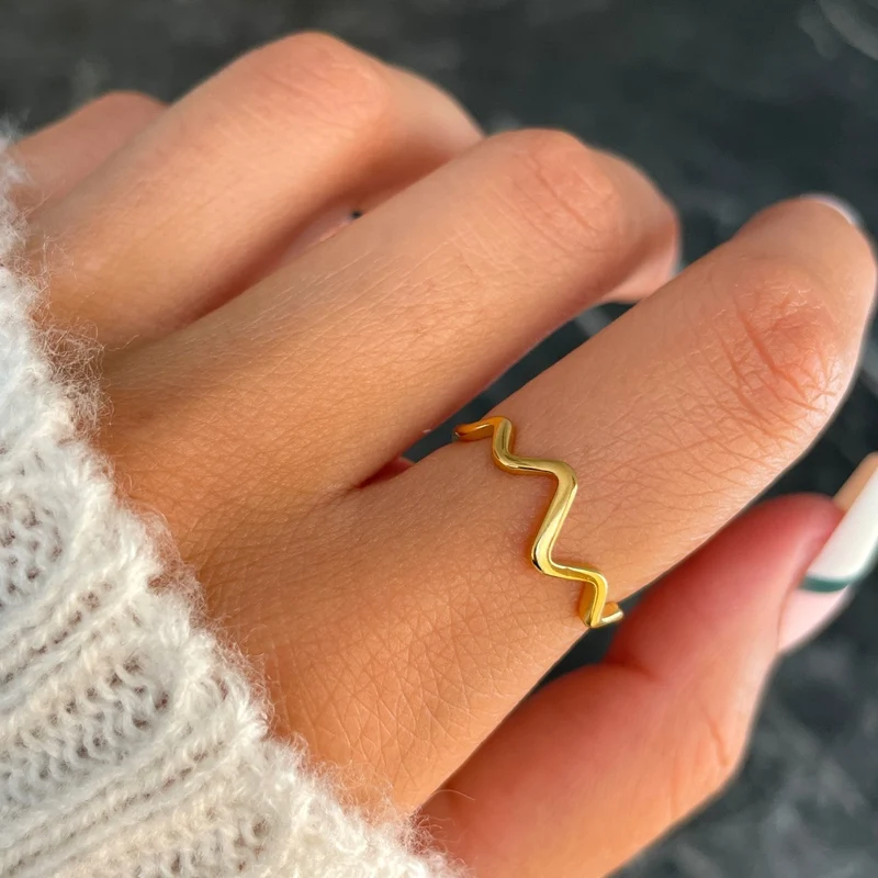 Nalu Ring | 18K vergoldet
