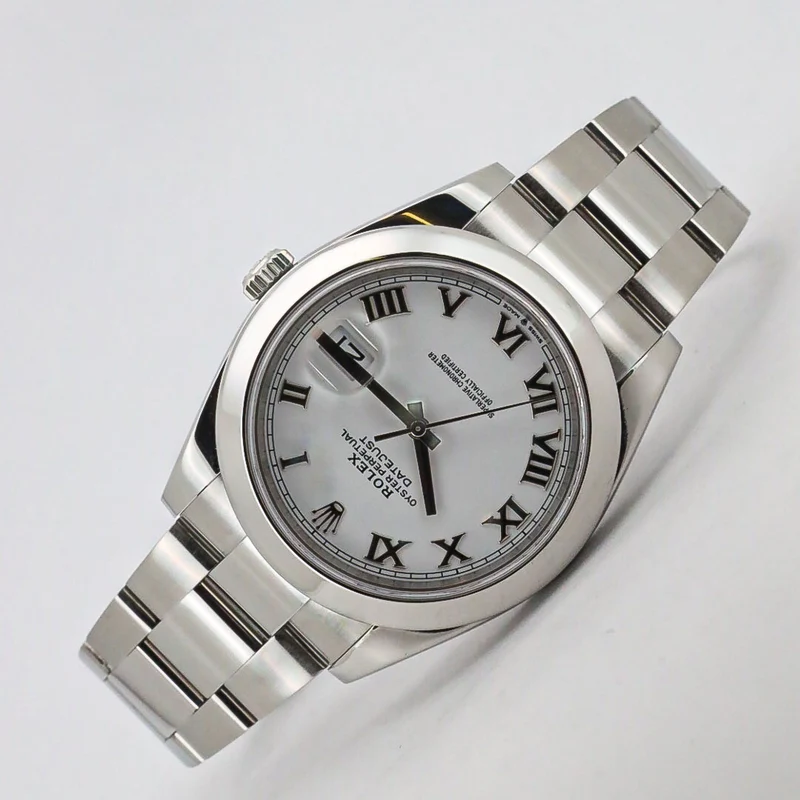 Rolex Datejust Oyster 41 126300 White Roman Dial B&P Dif FR19253