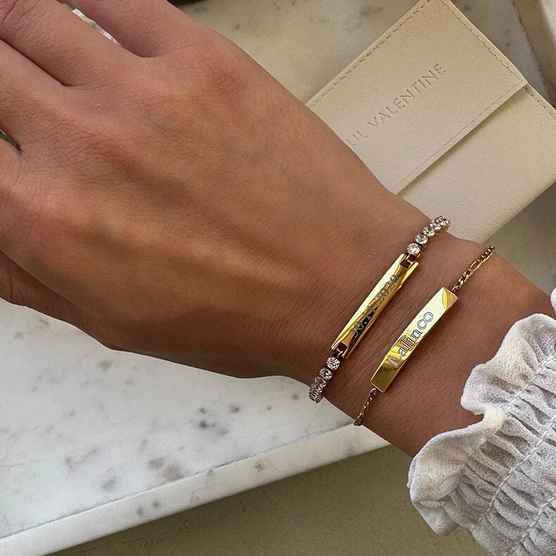 Engravable Tennis Bracelet