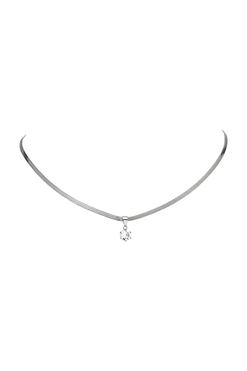 Brilliant Sleek Pendant Necklace