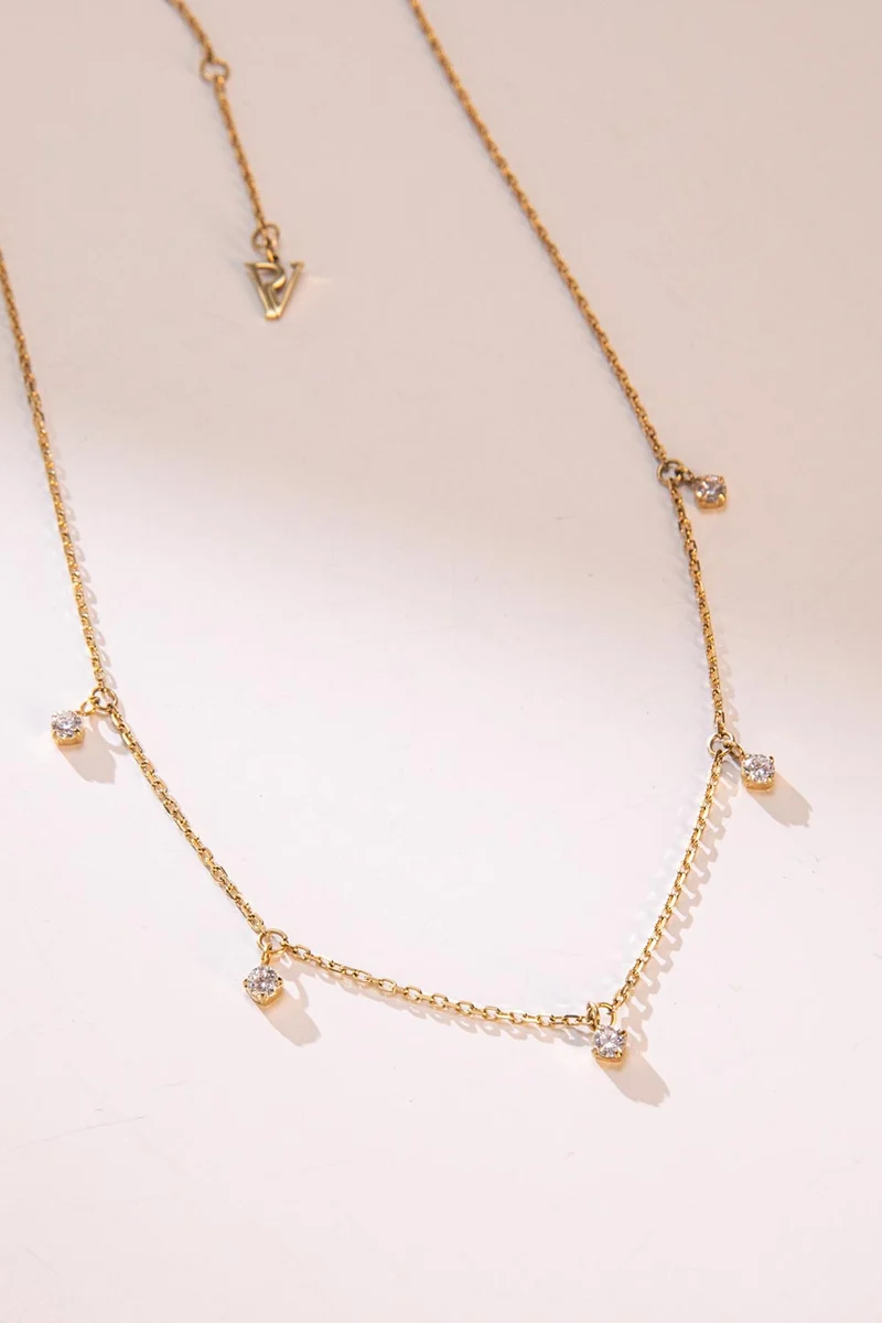 Sparkling Charm Necklace