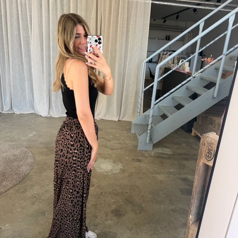 Basic Stoffhose Leo Edition - Schoko