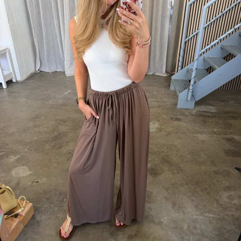 Basic Stoffhose - Taupe (XS-XXL)