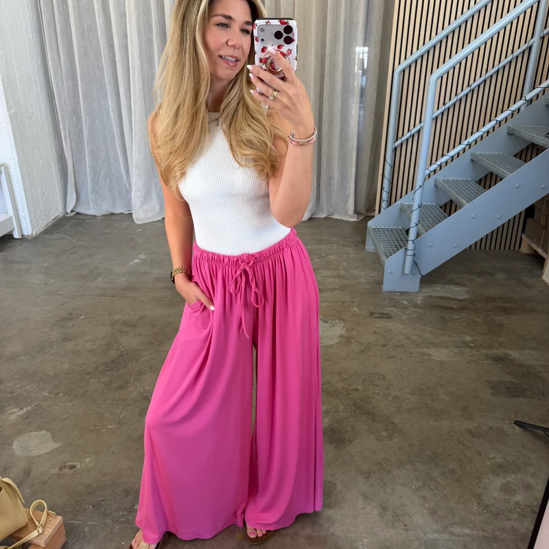 Basic Stoffhose - Pinky (XS-XXL)